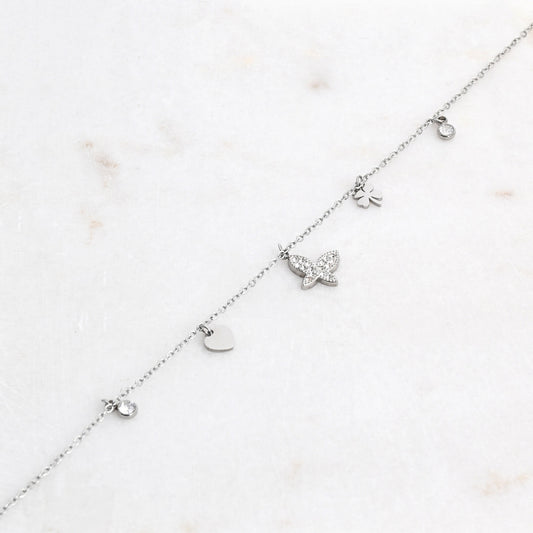 Chaine de cheville Papillon
