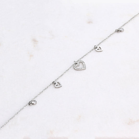 Chaine de cheville Amour